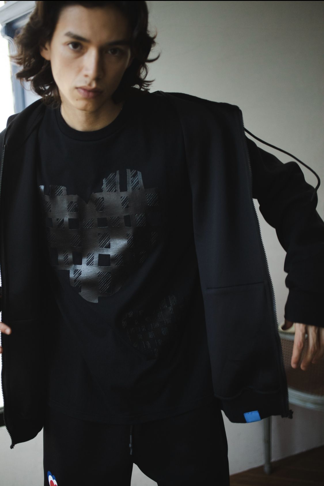 Gabriel LongSleeve-T /  Black x Black