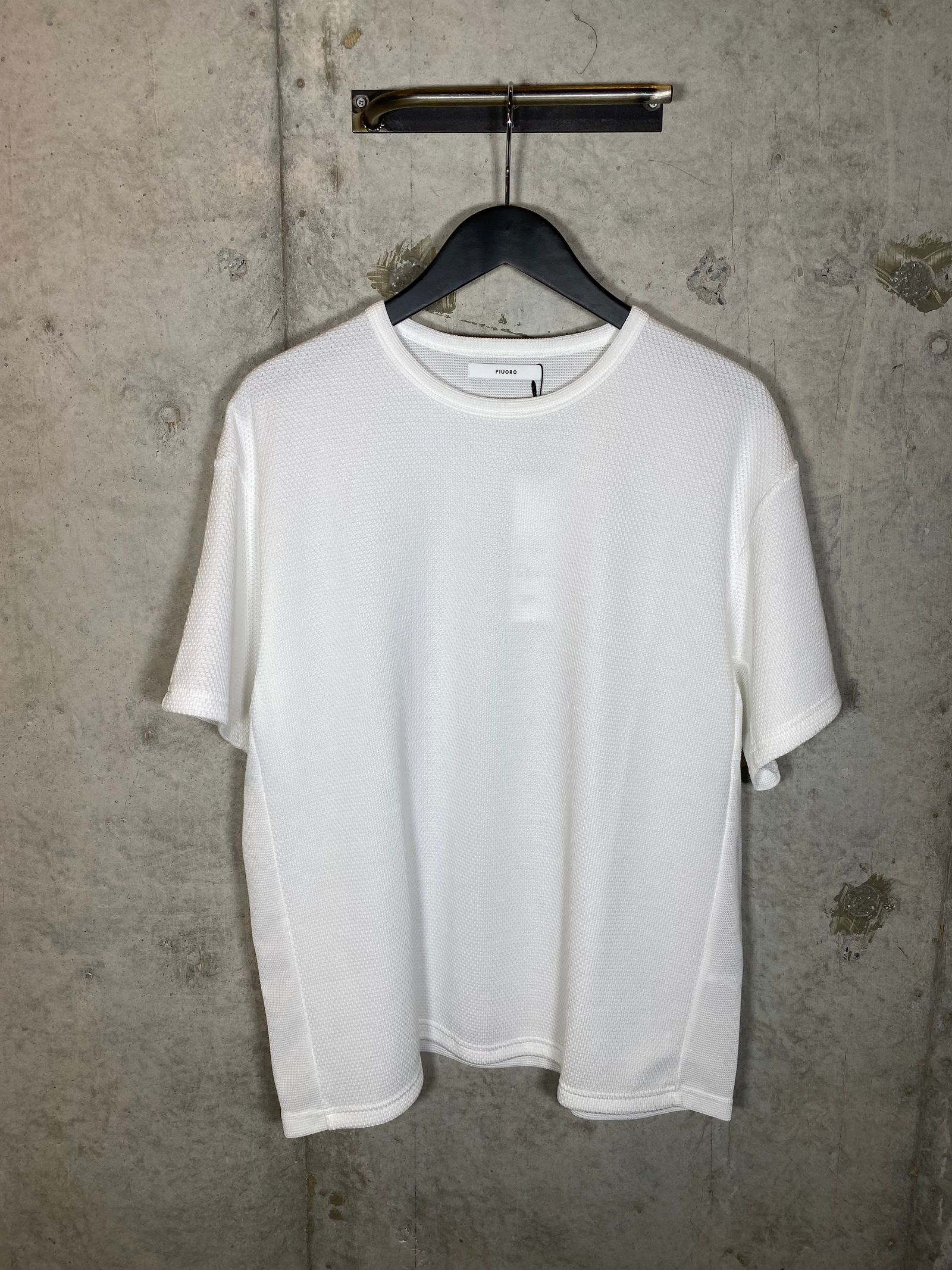 MESH COMBINATION TEE/WHITE
