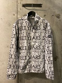 GRAPHICAL STRETCH JK / white