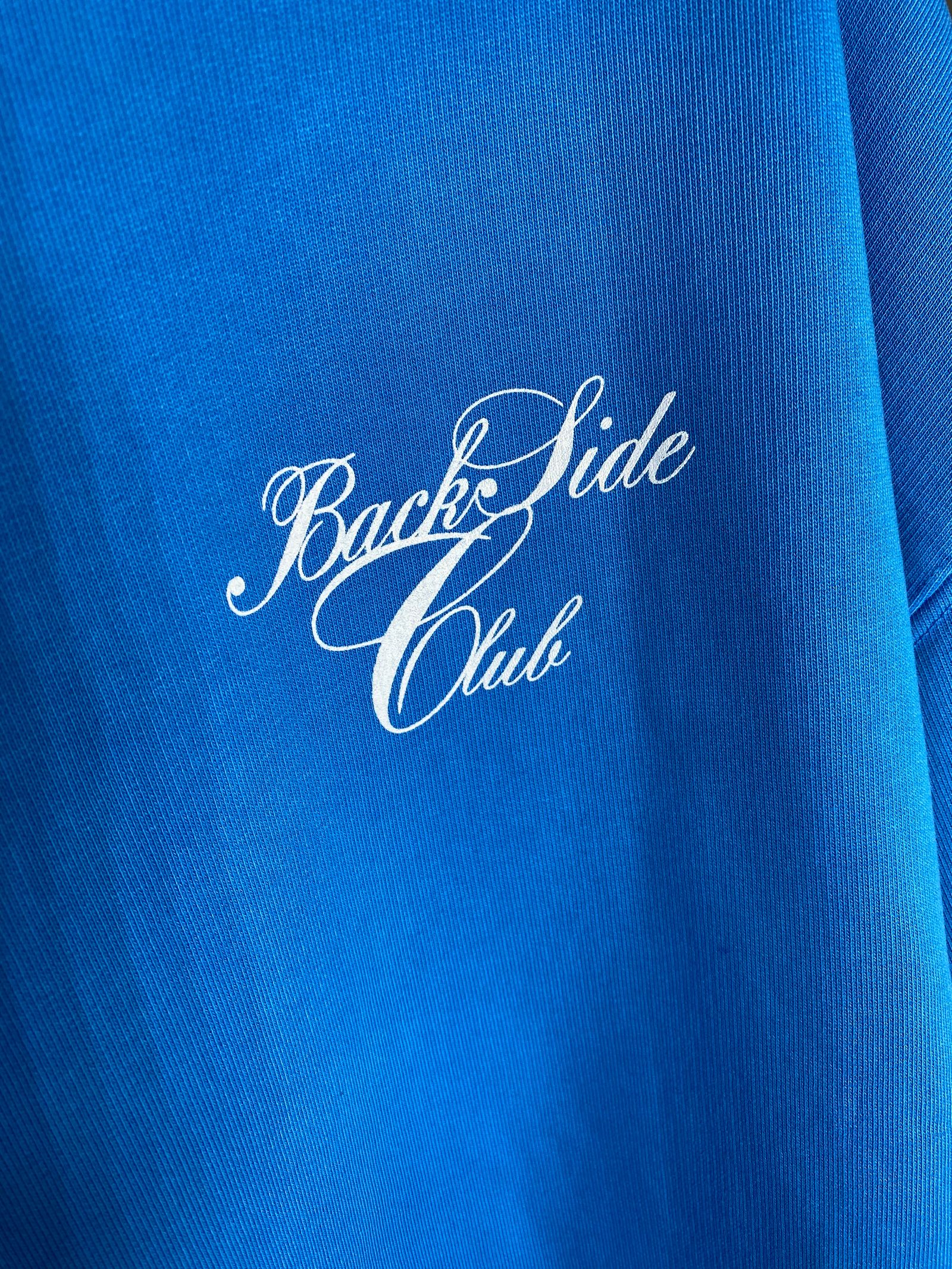 BACK LOGO HOODIE/light blue