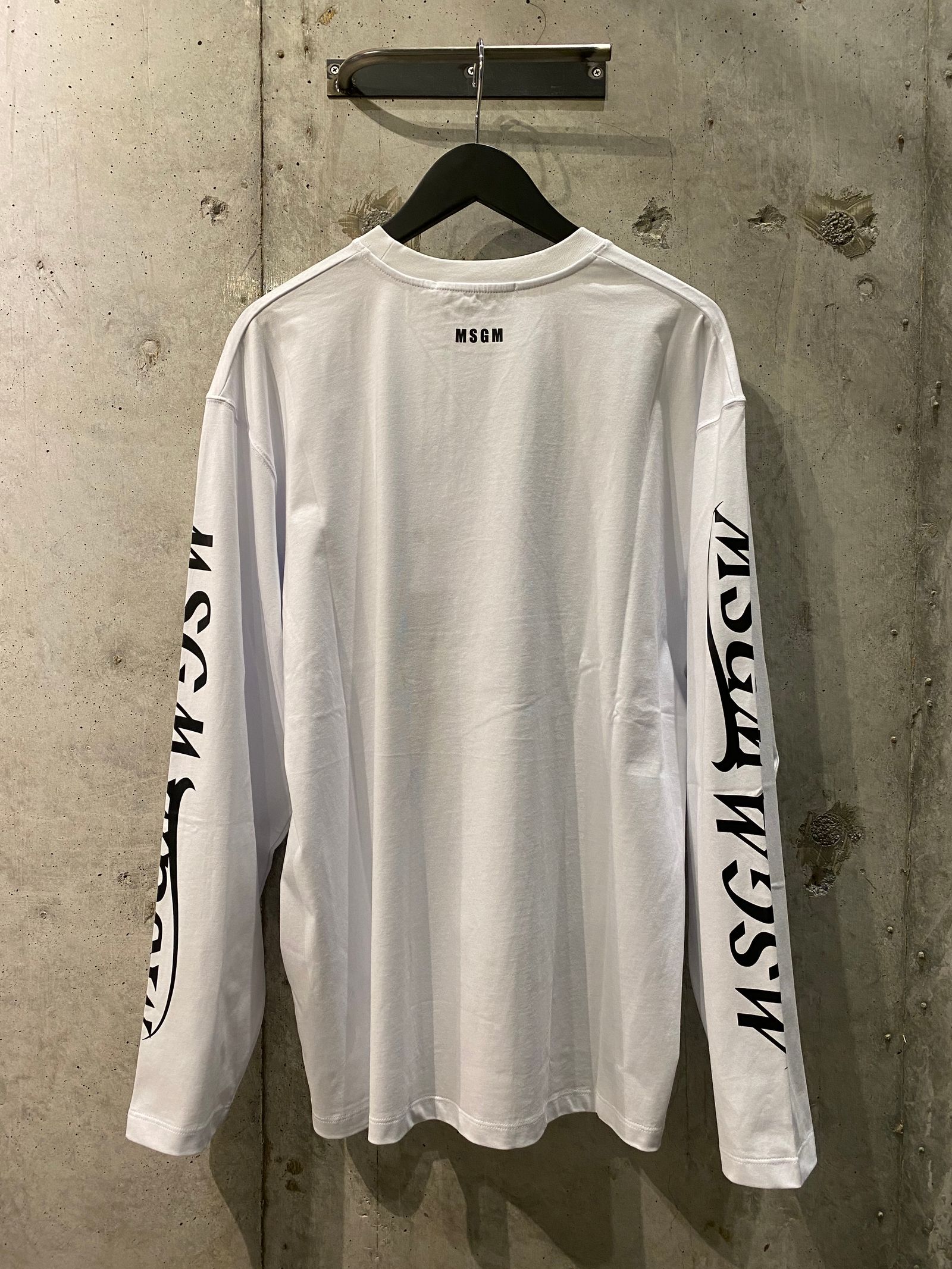 LOGO long sleeve tshirt(white)