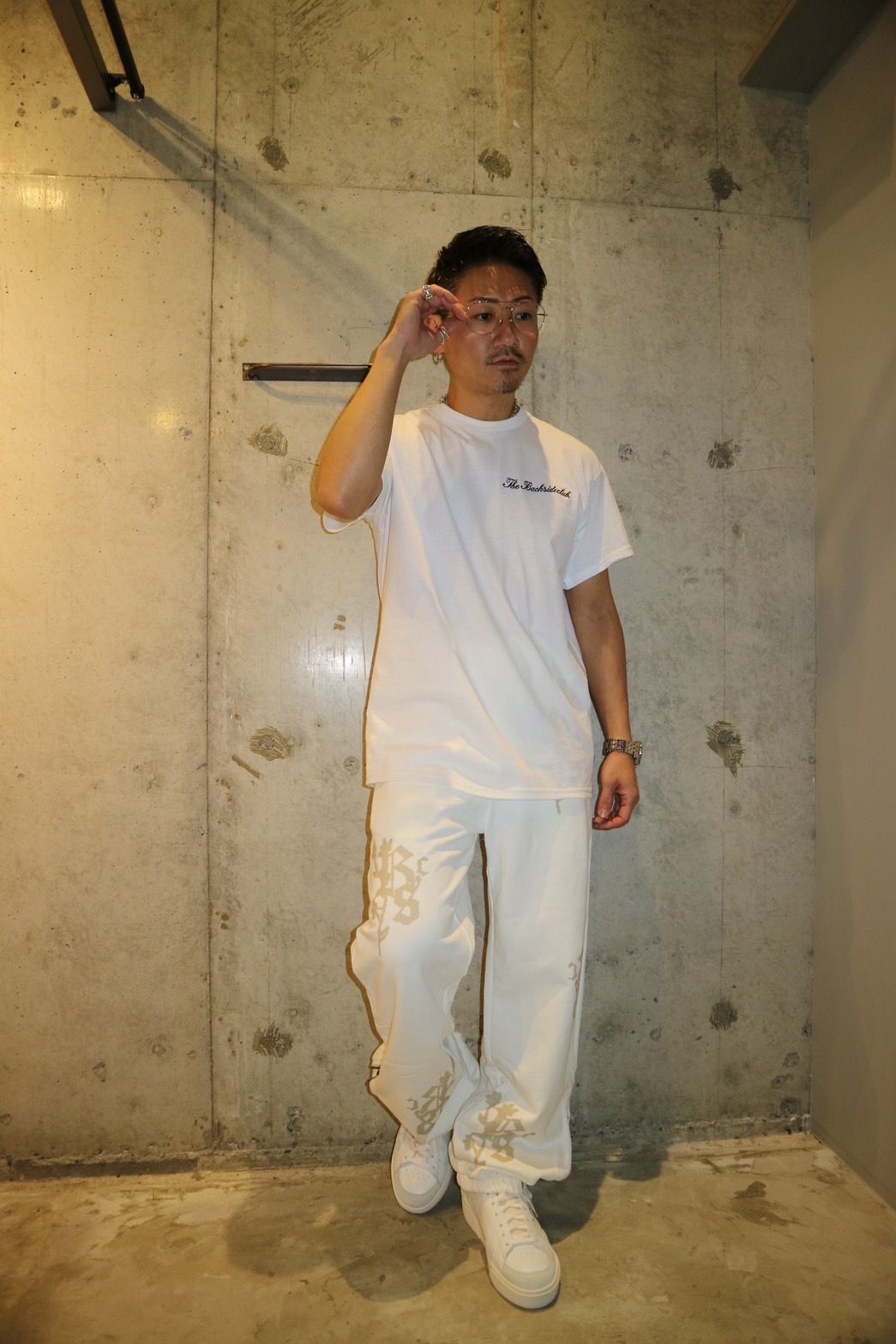 GR TSHIRT/EMBROY WHITE