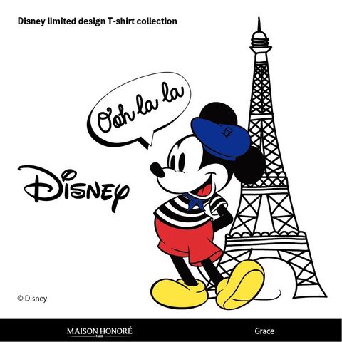 Limited design T-shirt 02 / Mickey Black
