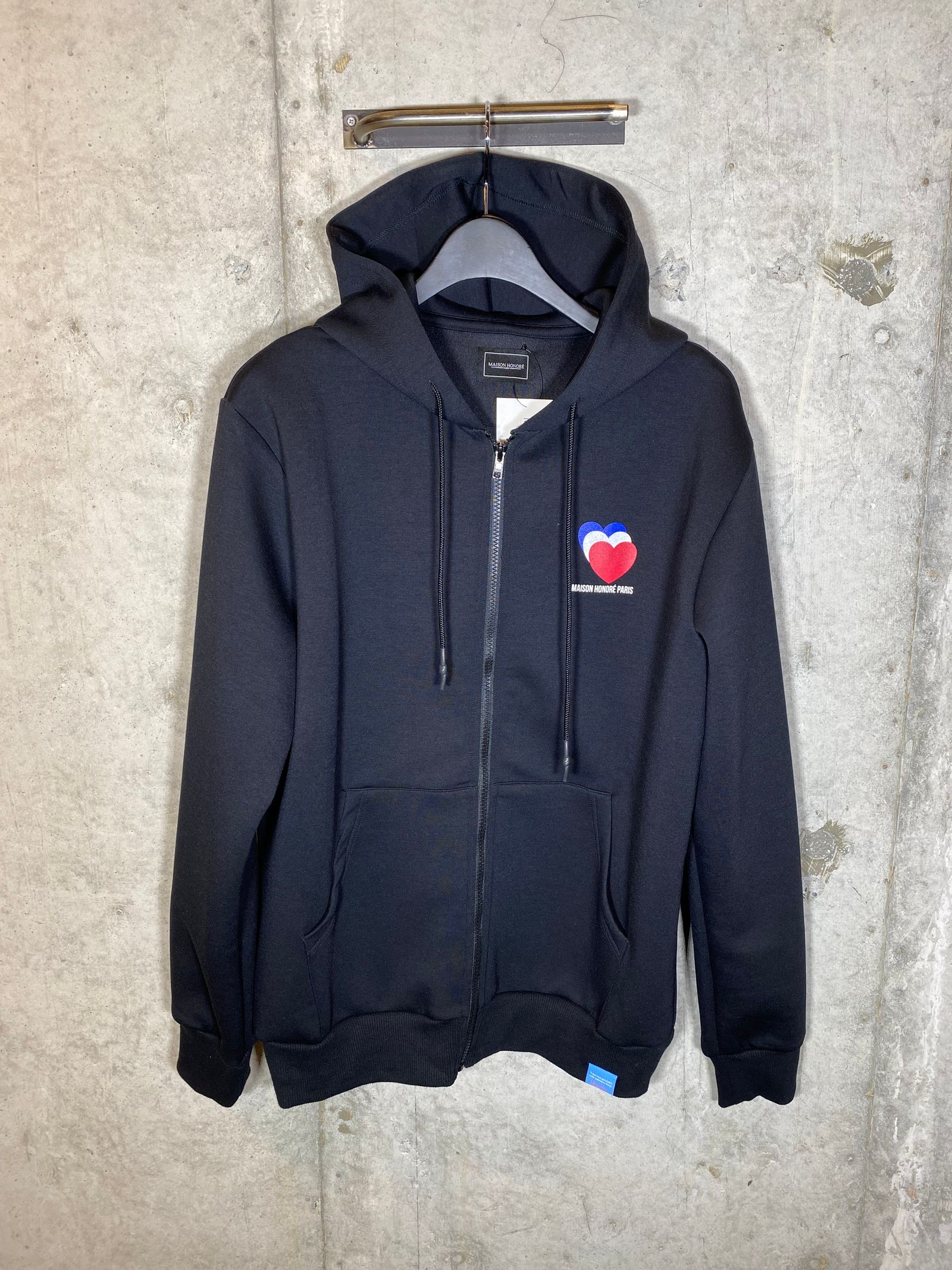 Raphael Cardboard Zip Parka / Black