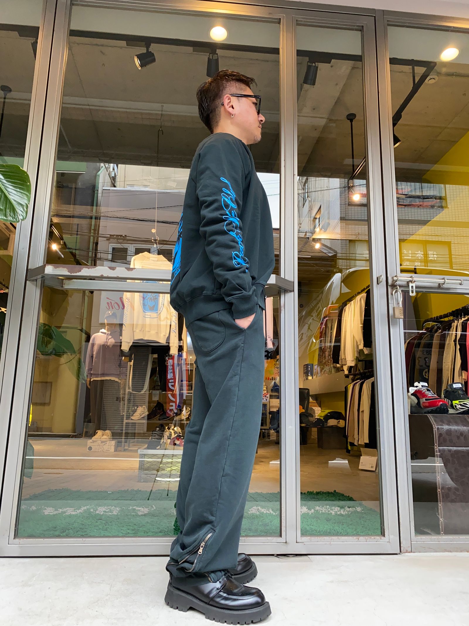 FLEECE CARDIGAN/GRANDE BLACK