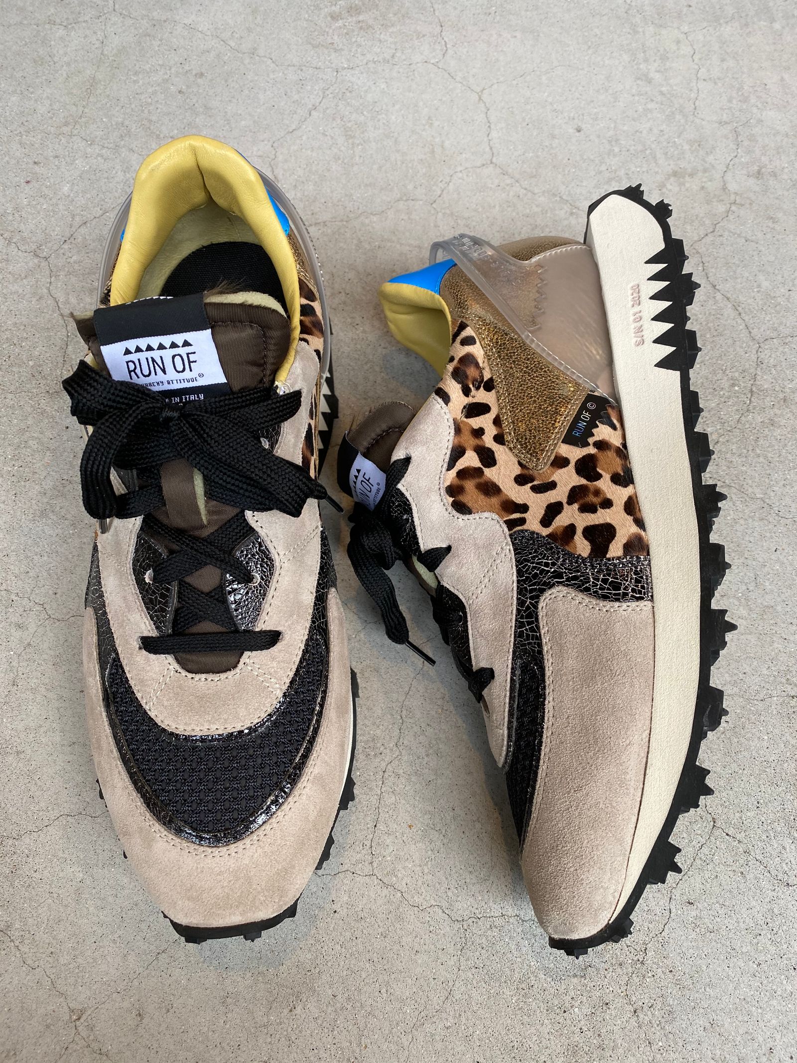 RUN06 GOLD LEOPARD