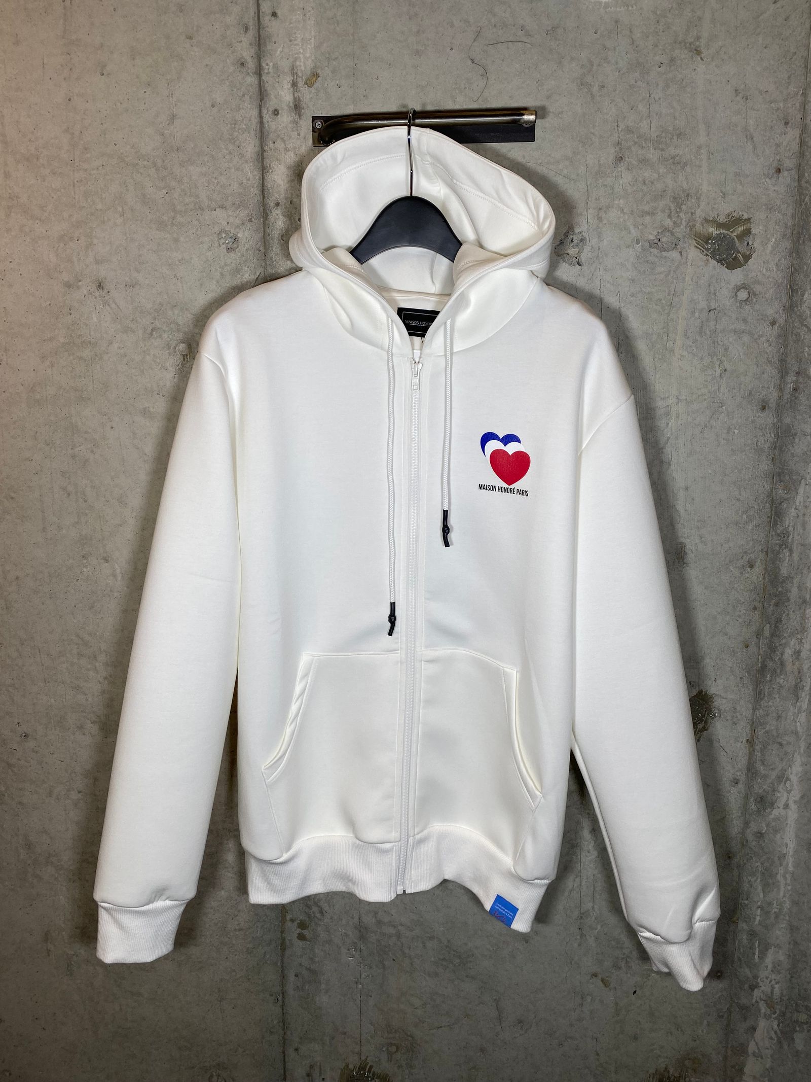 Raphael Cardboard Zip Parka / White