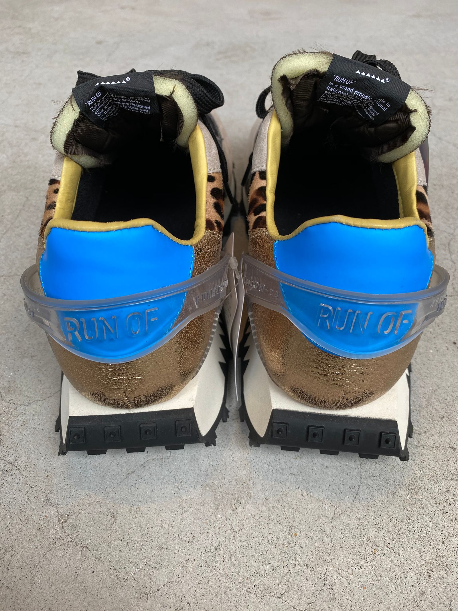RUN06 GOLD LEOPARD