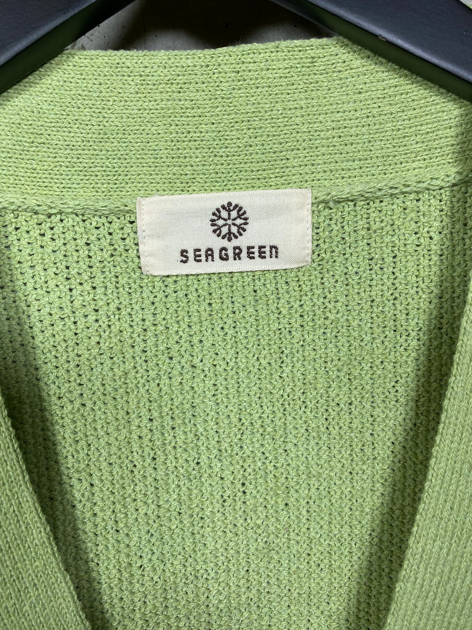 KNIT CARDIGAN/MSEA24S9073/GREEN