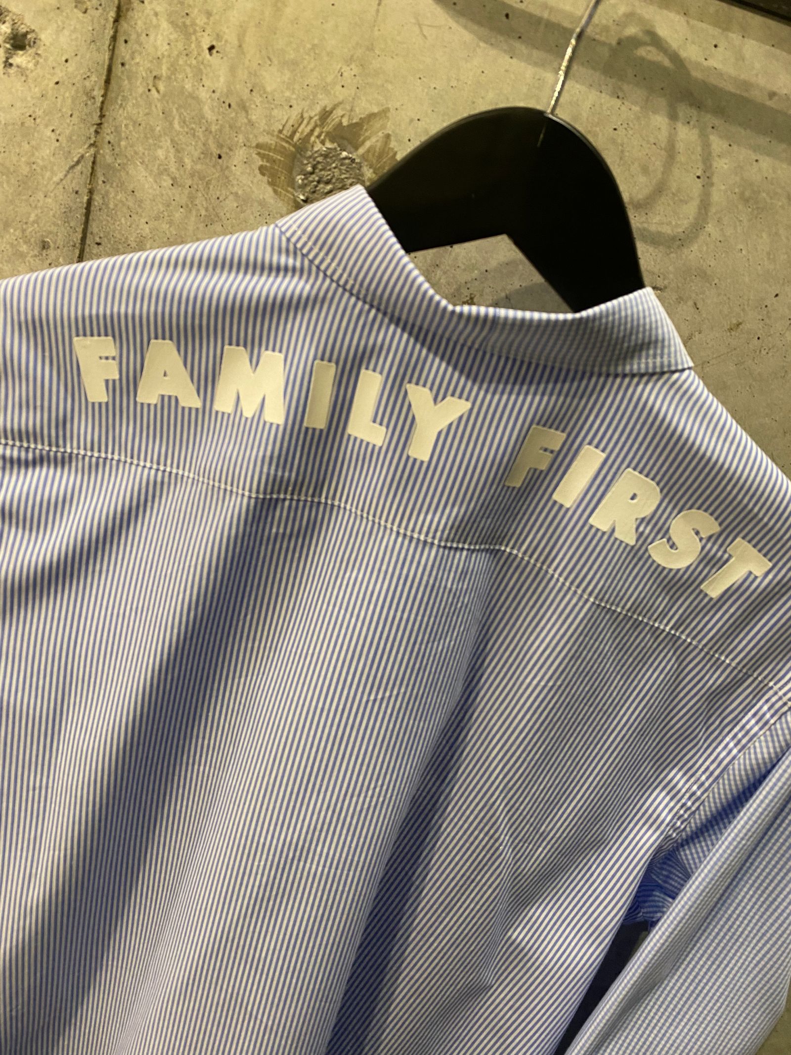 long length shirt / light blue