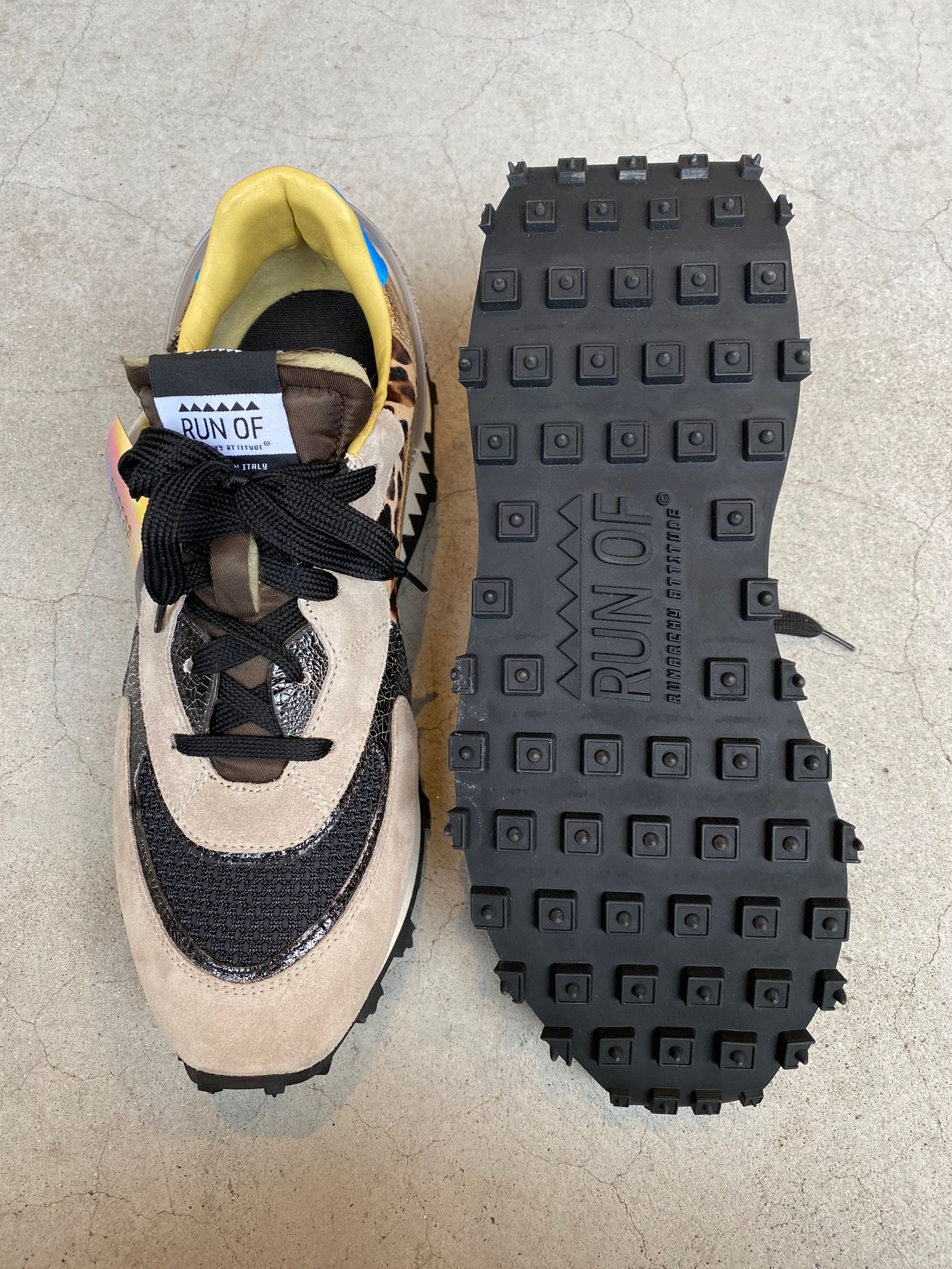 RUN06 GOLD LEOPARD