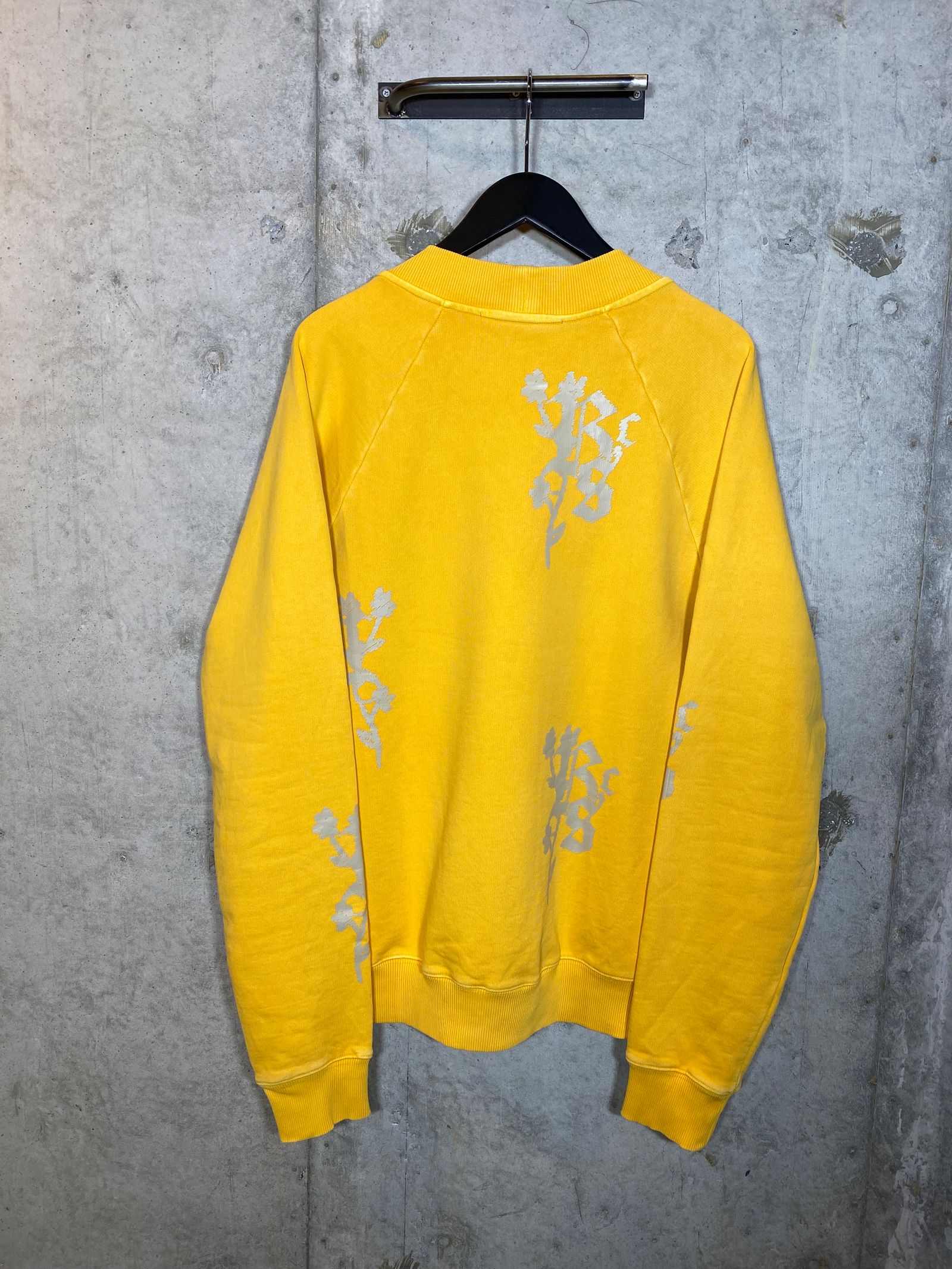 FLEECE CARDIGAN/FLOWER YELLOW