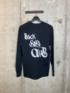BACK LOGO LONG TEE SHIRT/black
