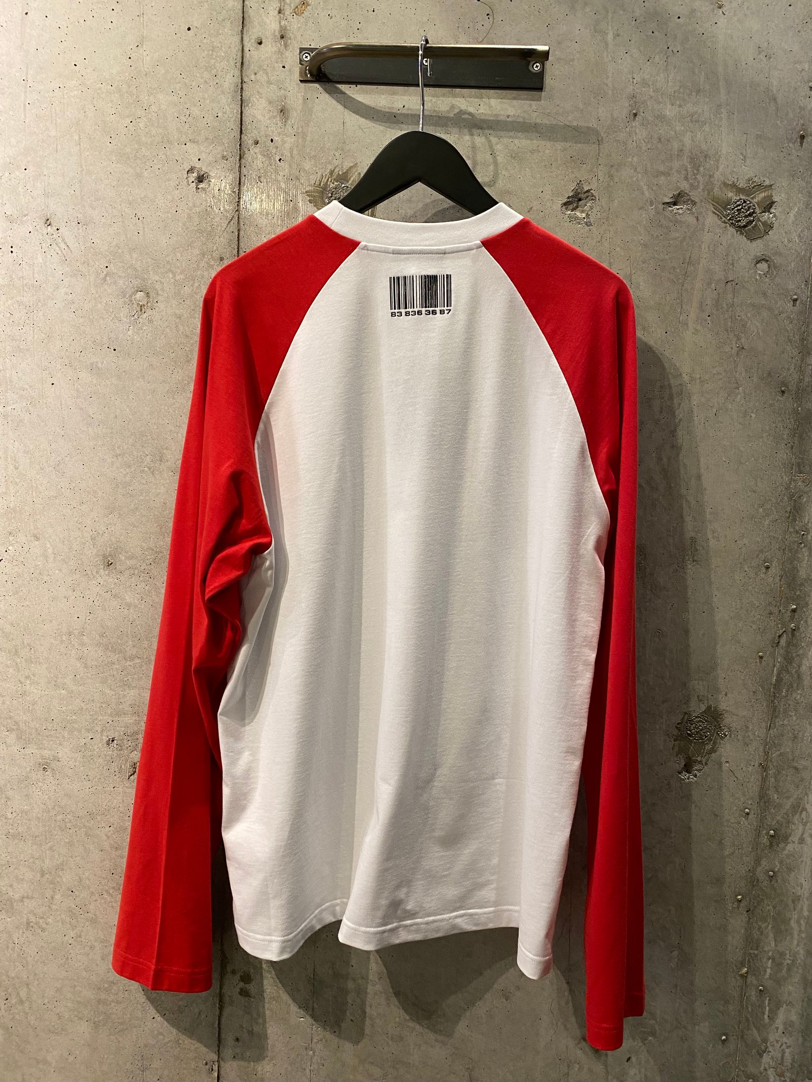 VTMNTS RAGLAN LONGSLEEVE/RED