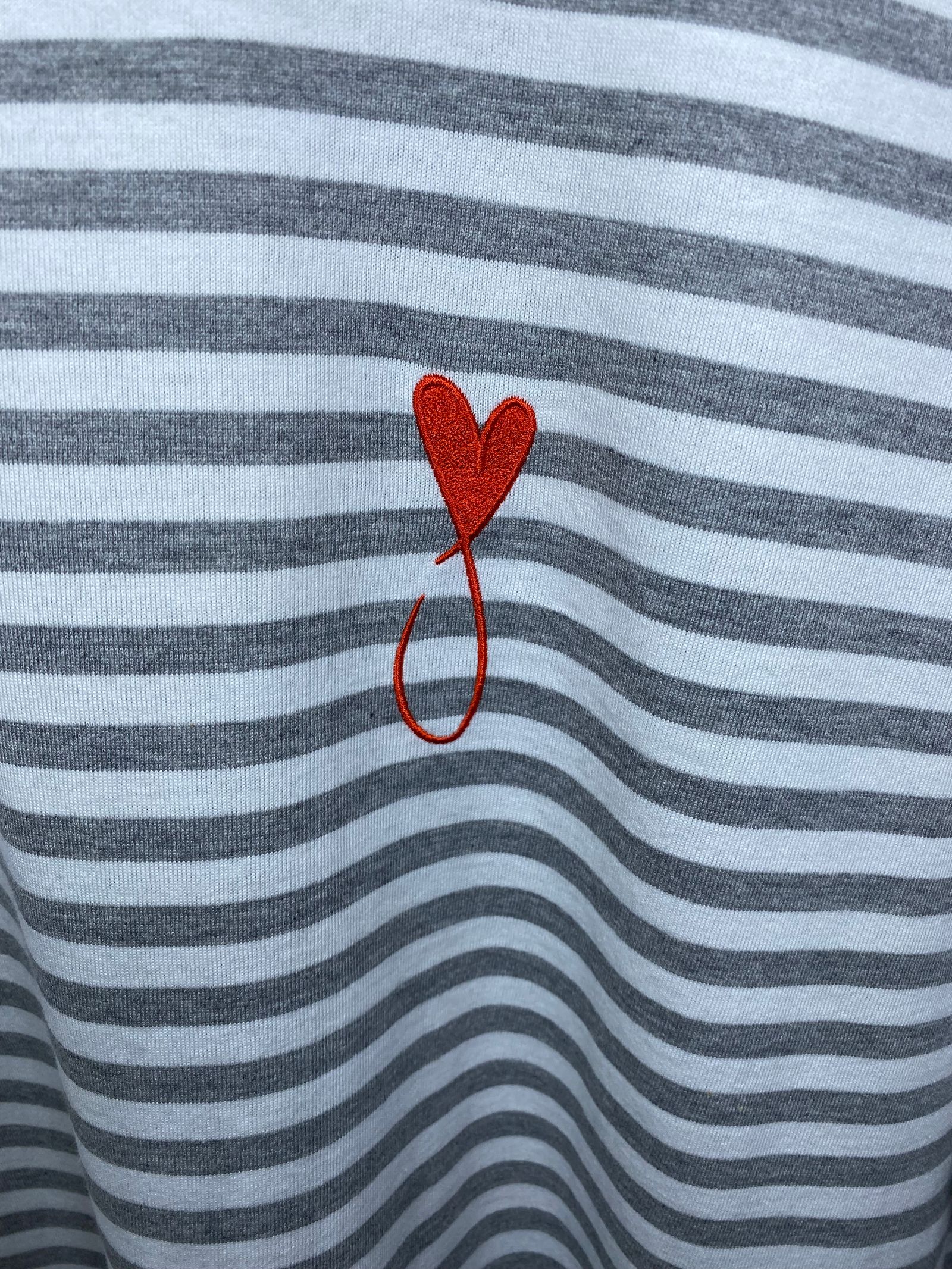 Tiphanie - Border/Gray x Red