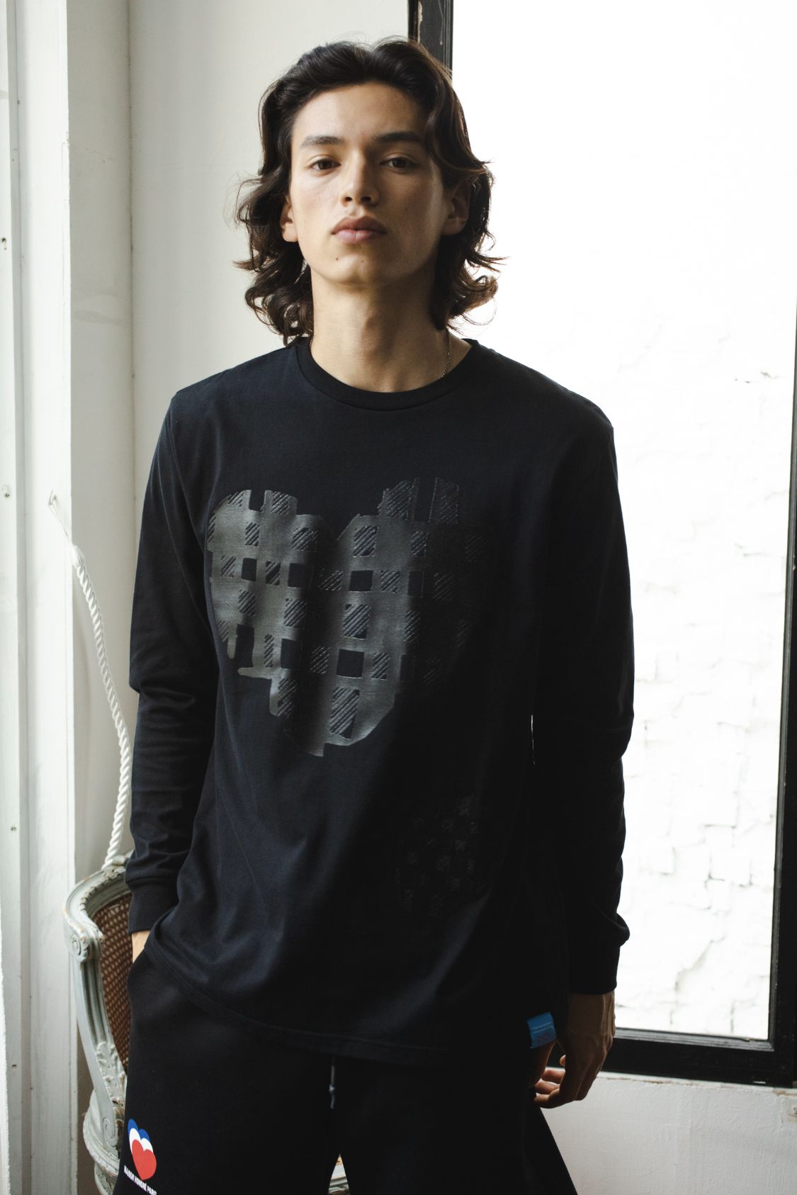Gabriel LongSleeve-T /  Black x Black