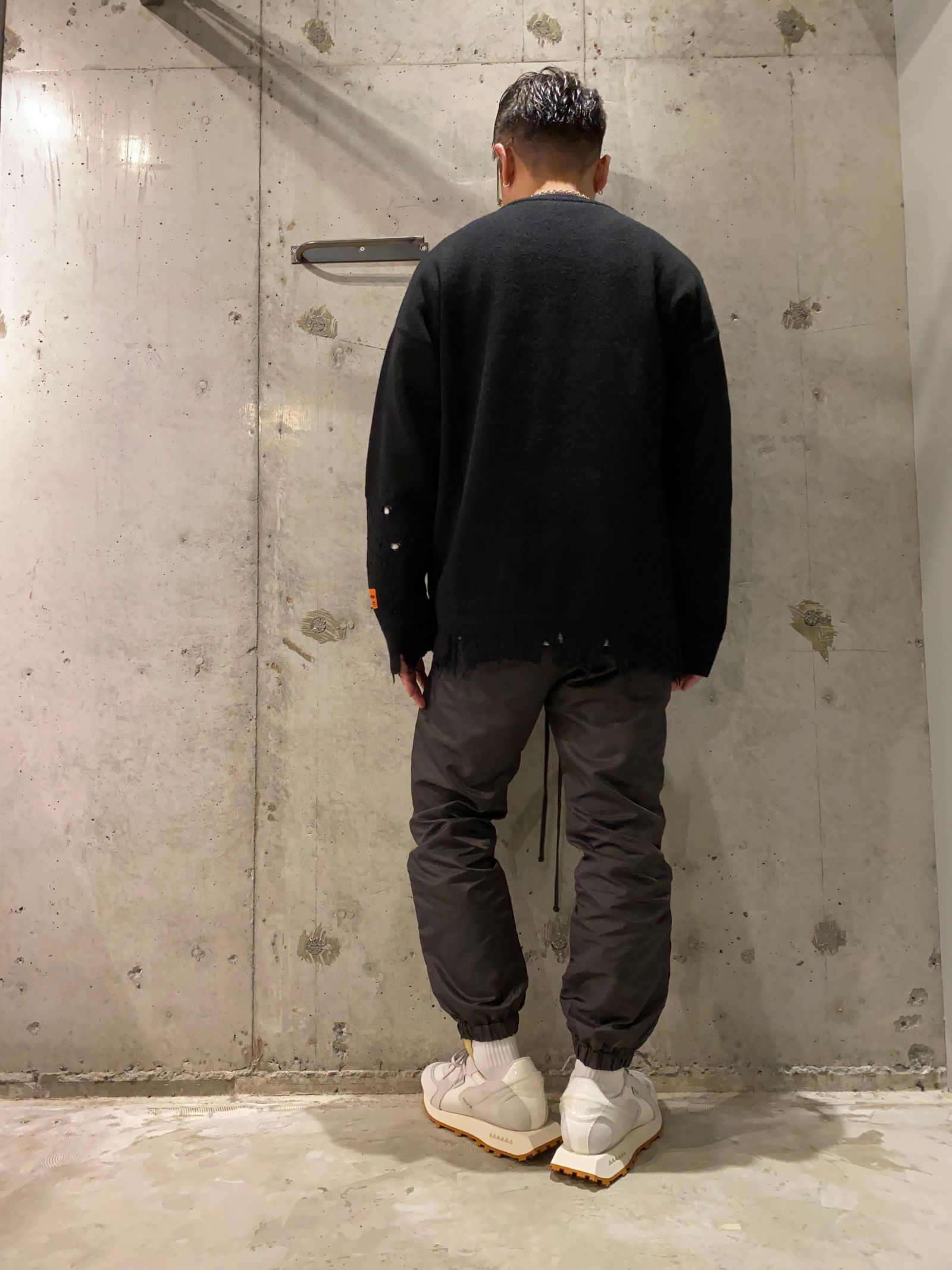 HERON ダメージニット