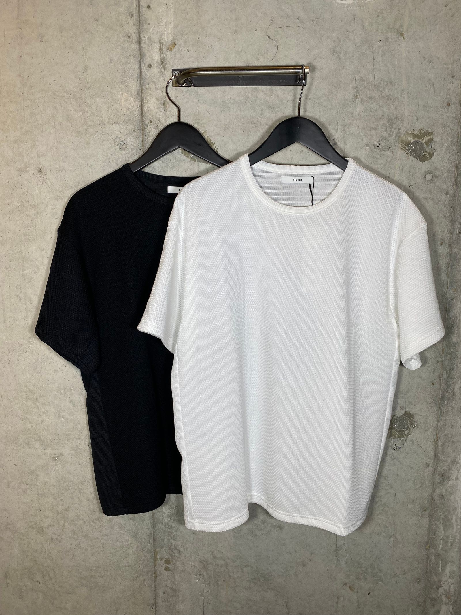 MESH COMBINATION TEE/WHITE