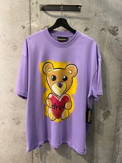 drew house bear TEE / purple