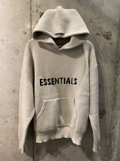 FOG ESSENTIALS KNIT HOODIE/oatmeal