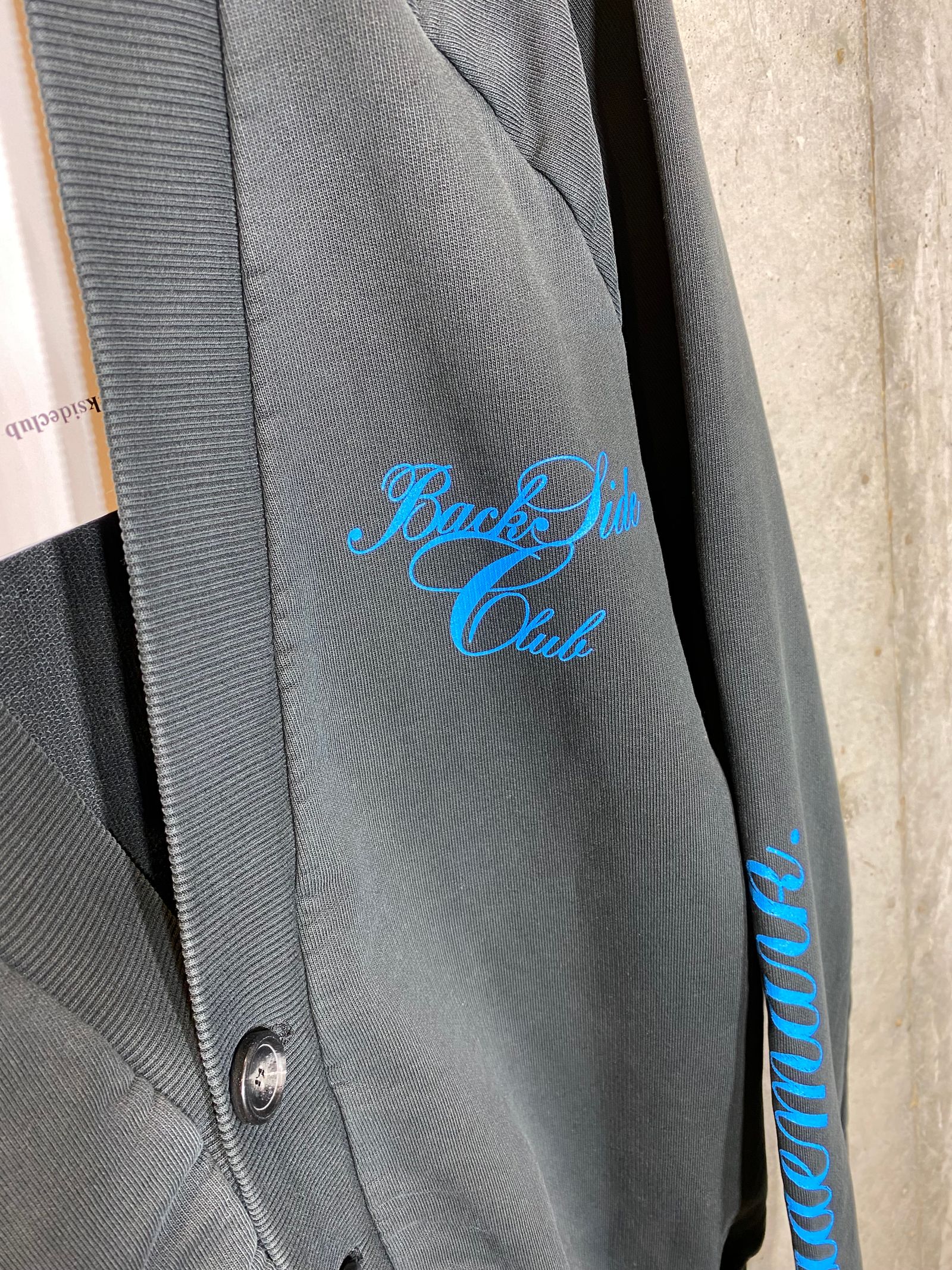 FLEECE CARDIGAN/GRANDE BLACK