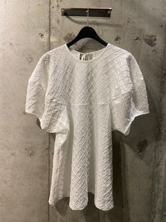 パフスリーブブラウス/white