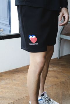Raphael Cardboard Half Pants / Black