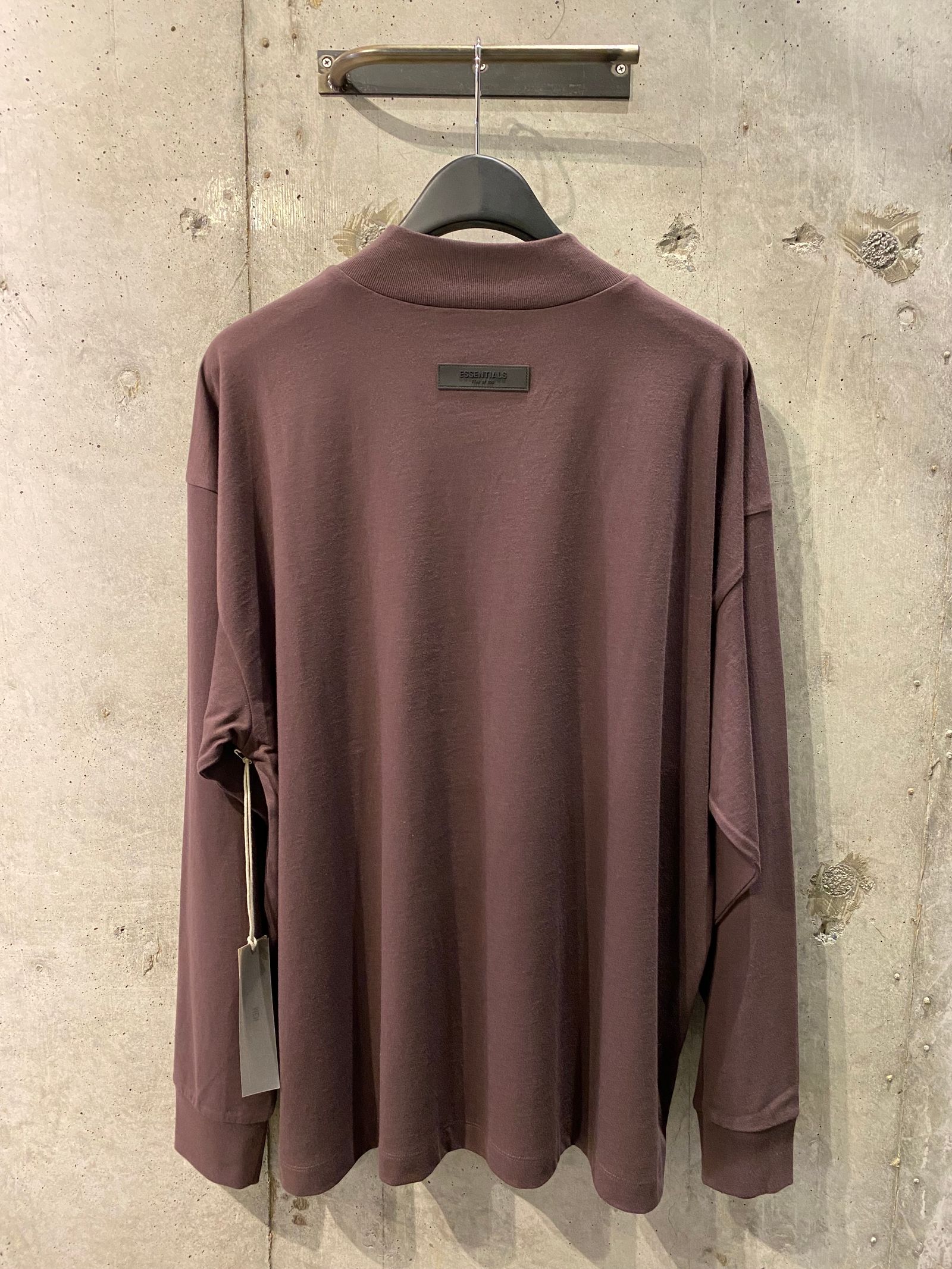 ESSENTIALS L/S Tshirt(PLUM)