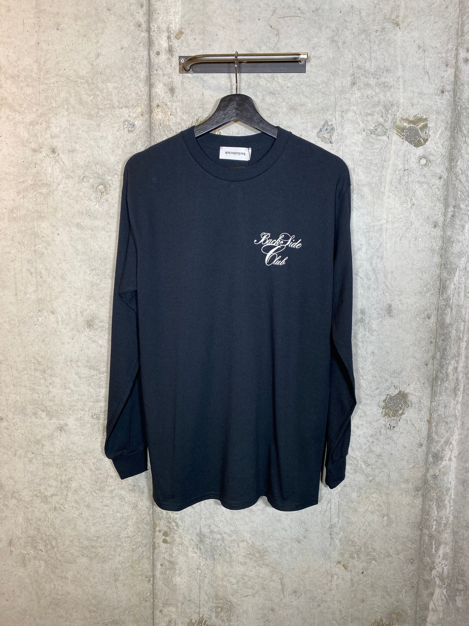 BACK LOGO LONG TEE SHIRT/black