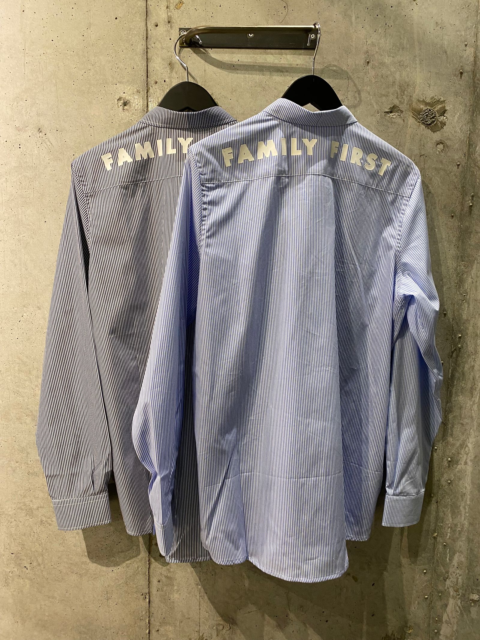 long length shirt / light blue