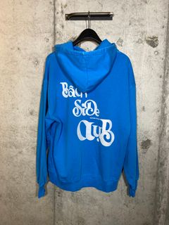 BACK LOGO HOODIE/light blue