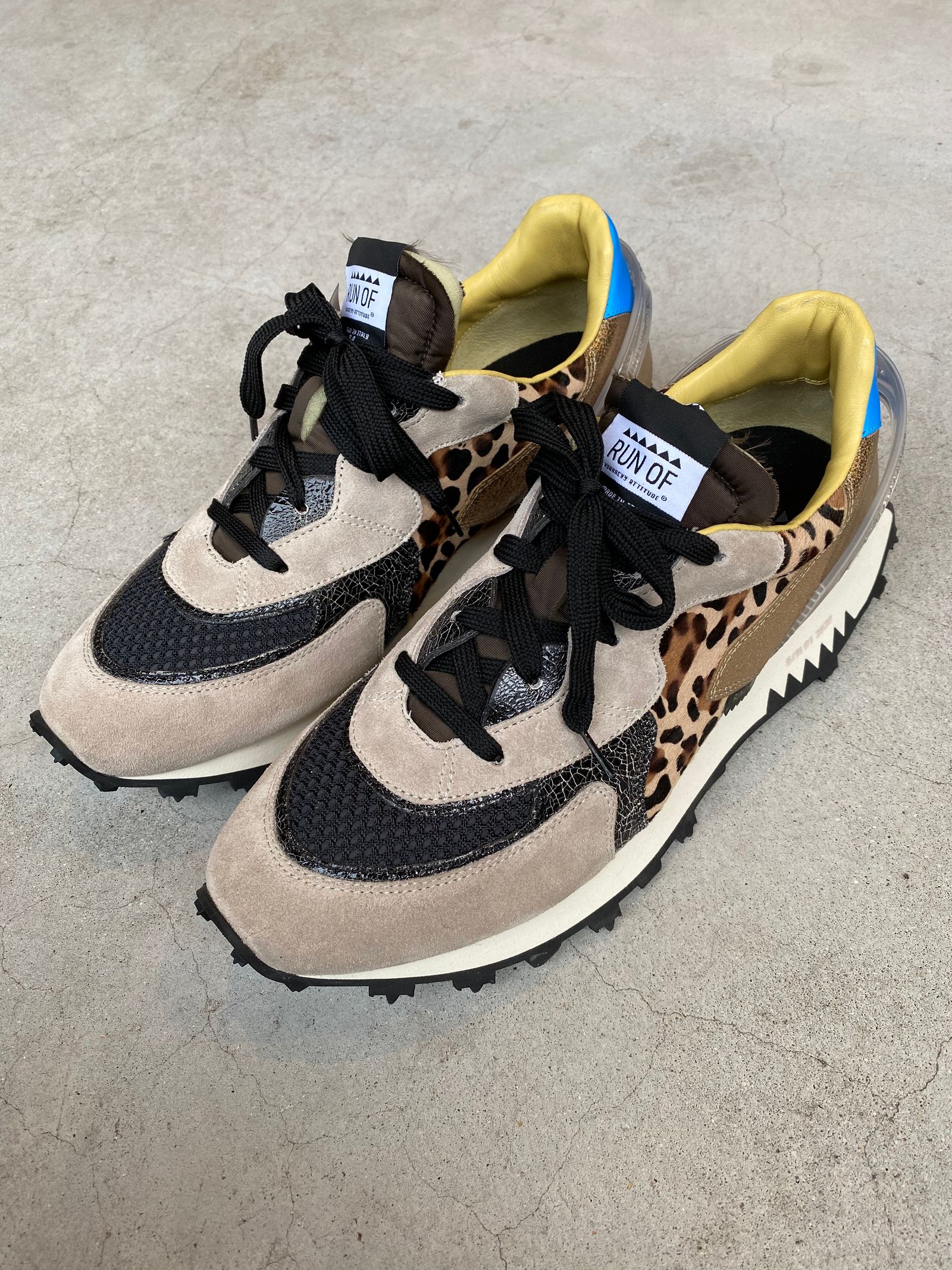 RUN06 GOLD LEOPARD