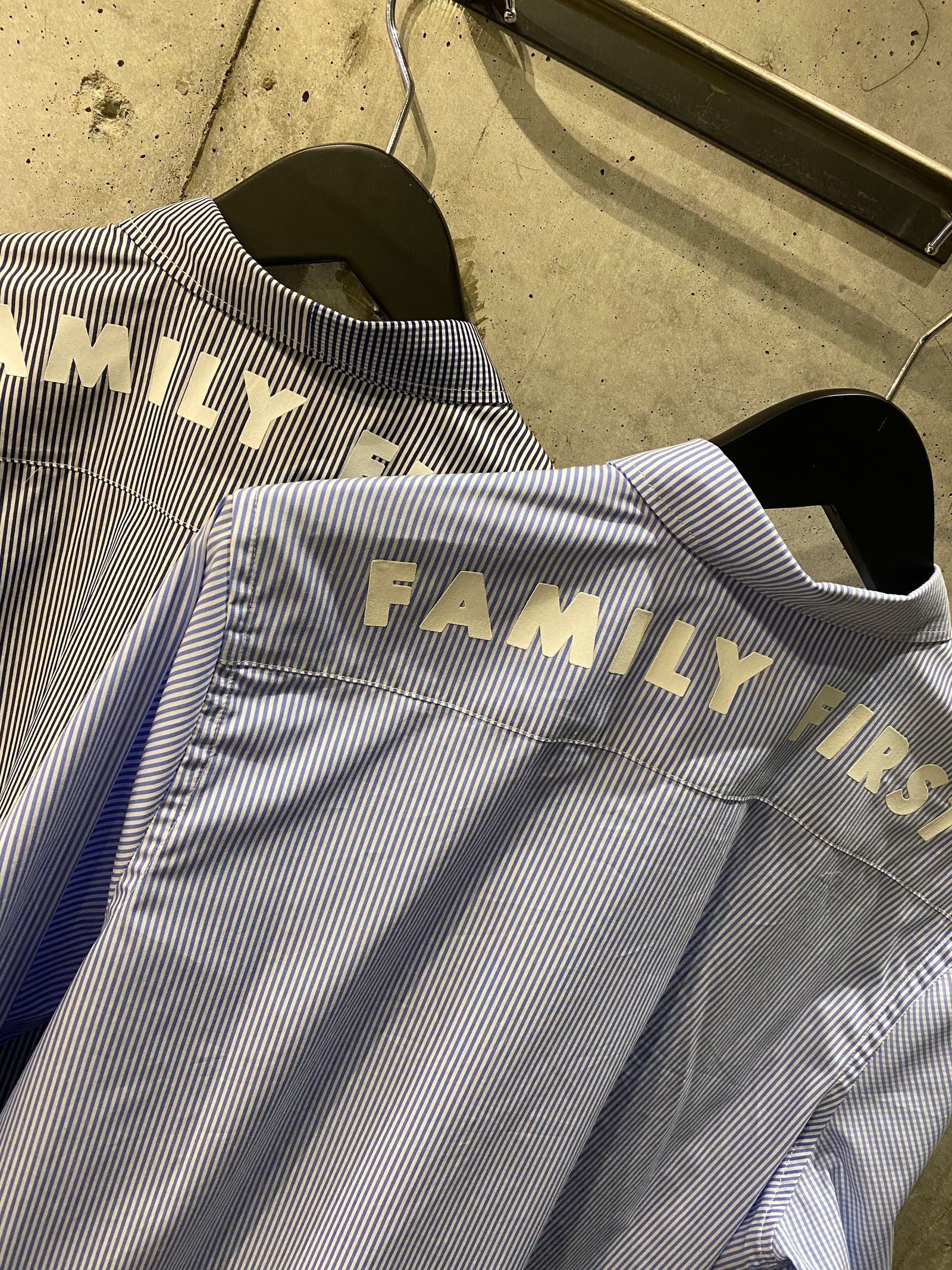 long length shirt / light blue