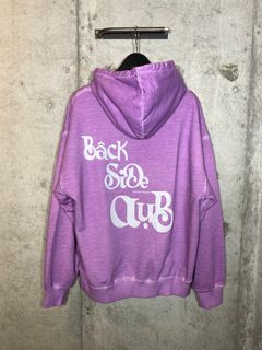 BACK LOGO HOODIE/purple