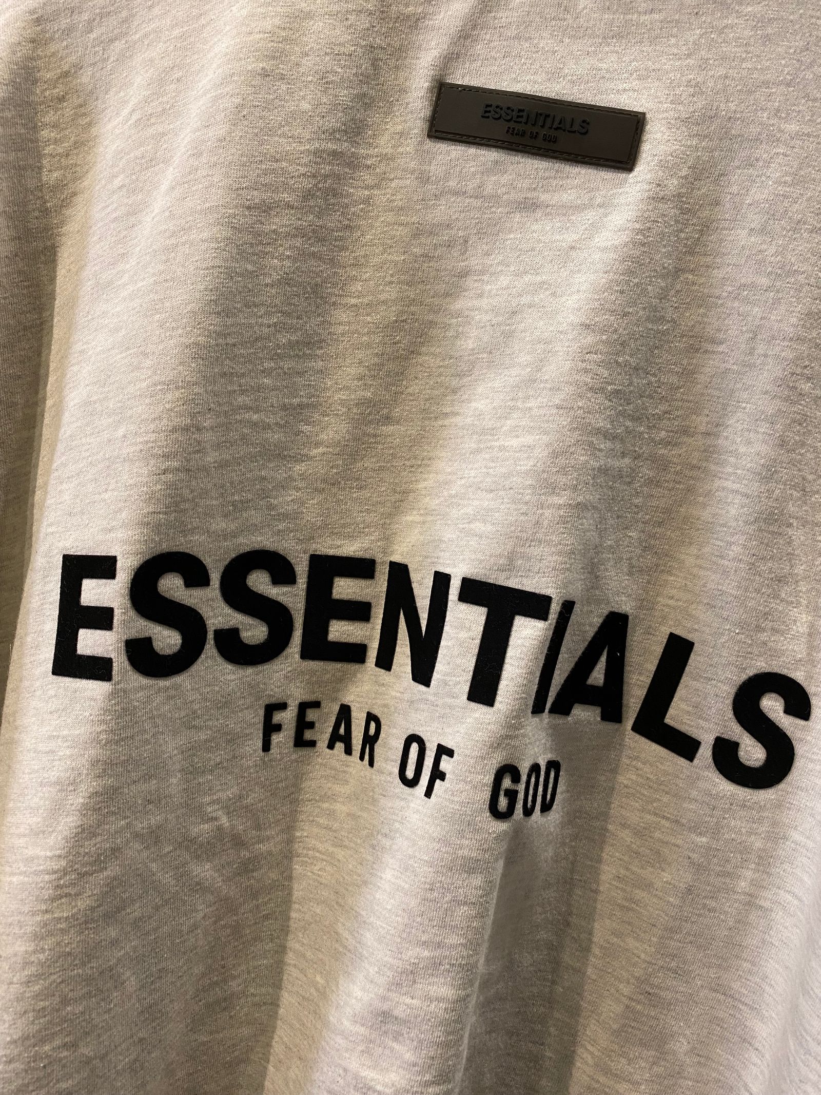 ESSENTIALS L/S Tshirt(LIGHT OATME)