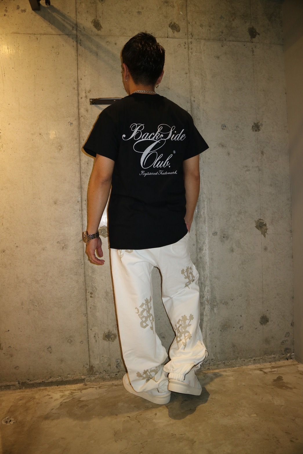 GR TSHIRT/EMBROY BLACK