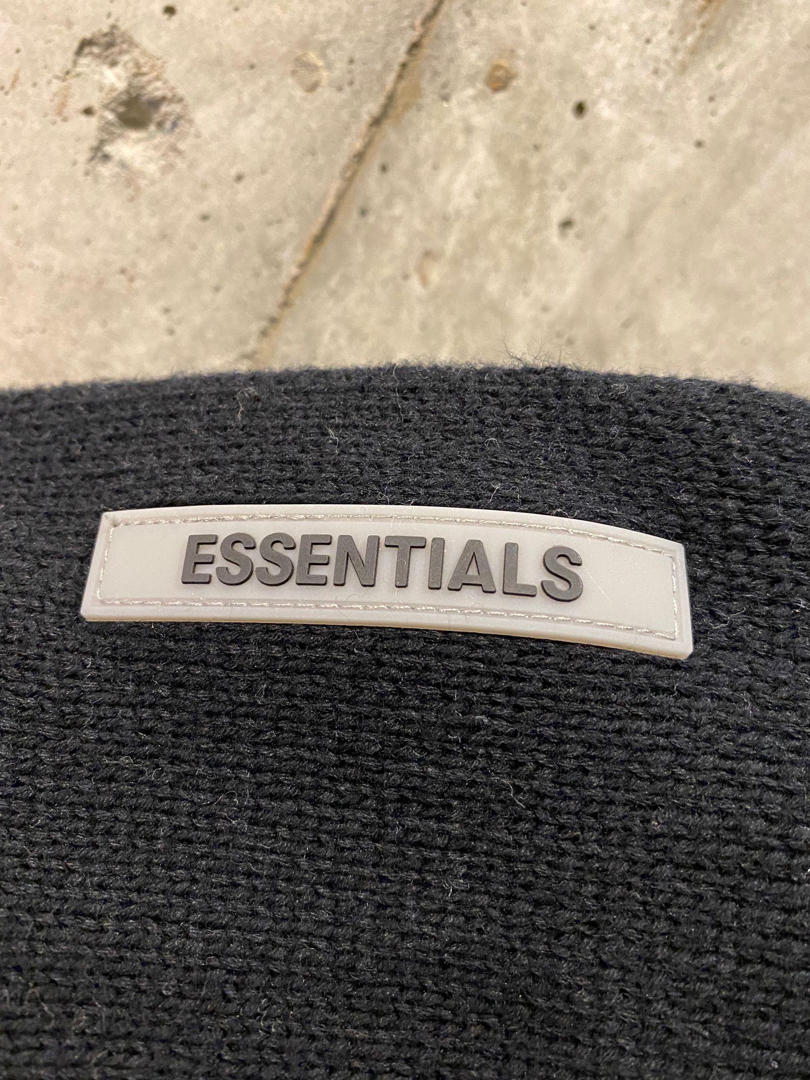 FOG ESSENTIALS KNIT HOODIE/Black