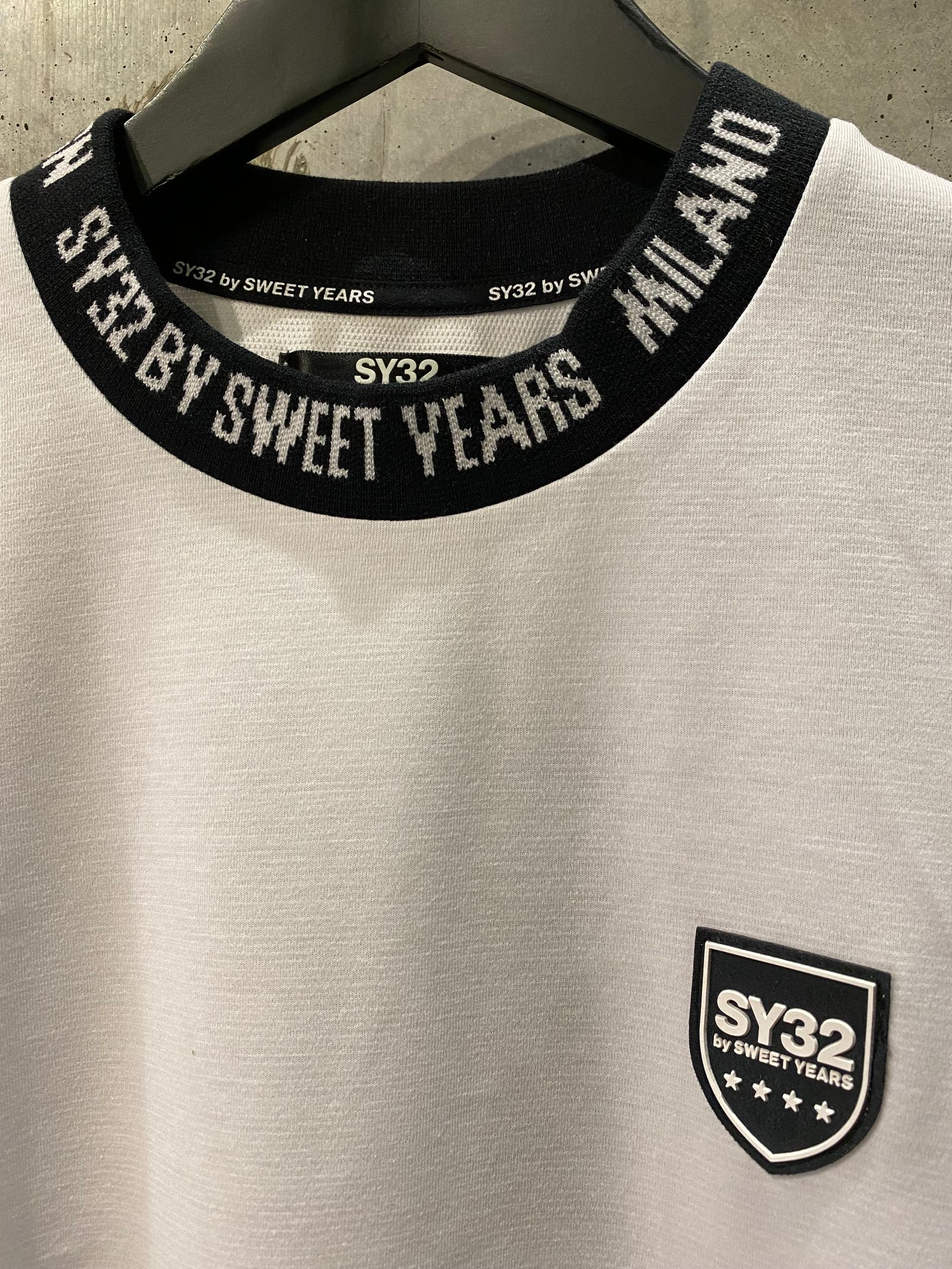 MOOK NECK LONG SHIRTS/BLACK
