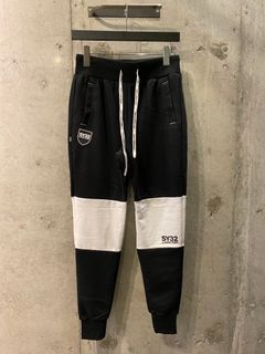 SY32 Border pants/BLACK