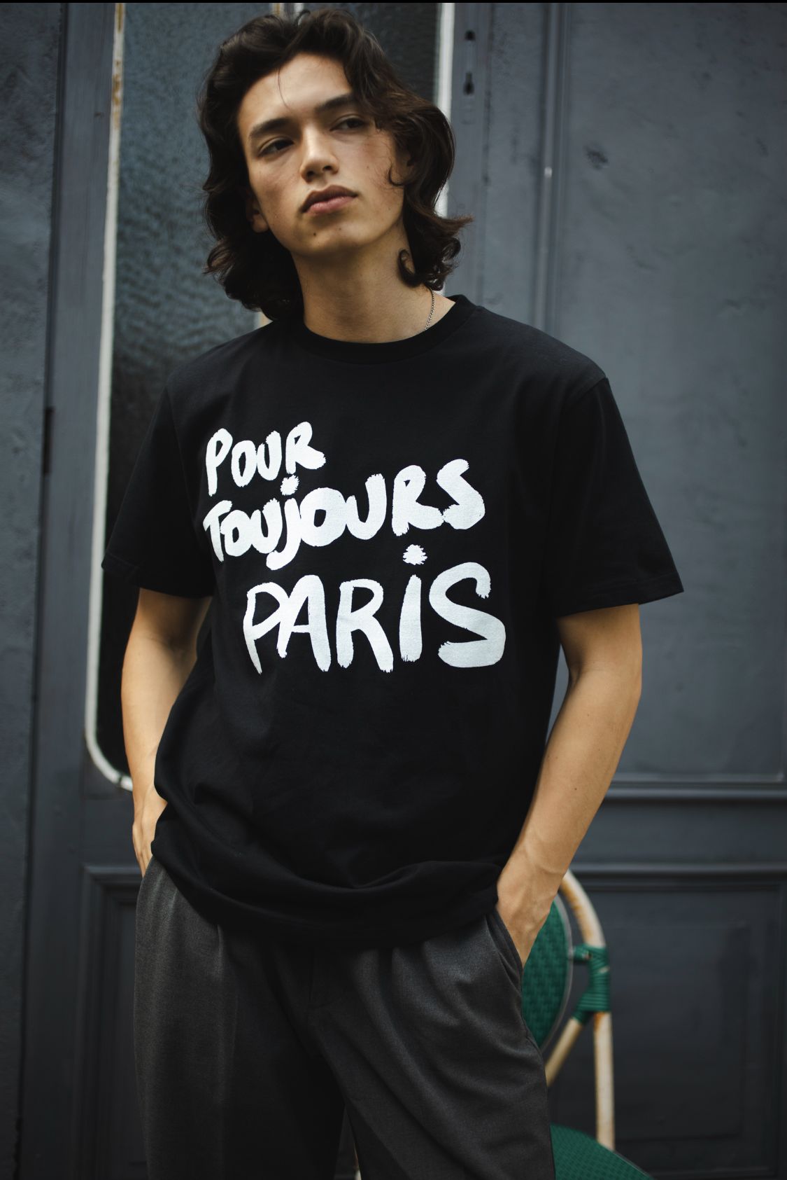 Gabriel T-Shirt / Black x White