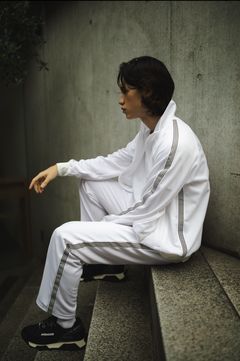 Tiphanie - Side Line Pants / white