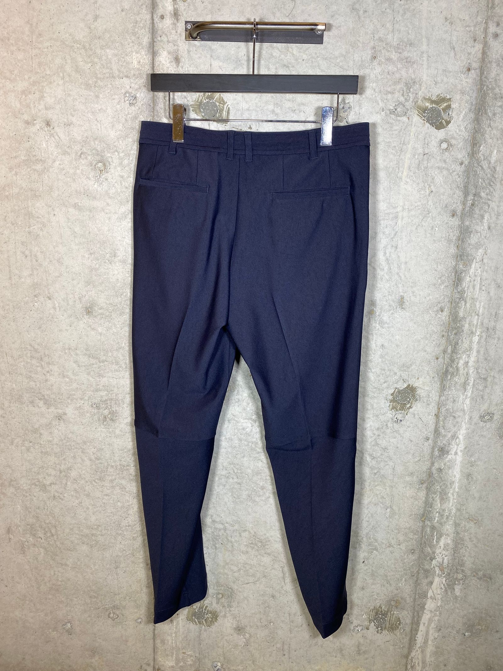 JERSEY ONE TUCK PANTS/NAVY