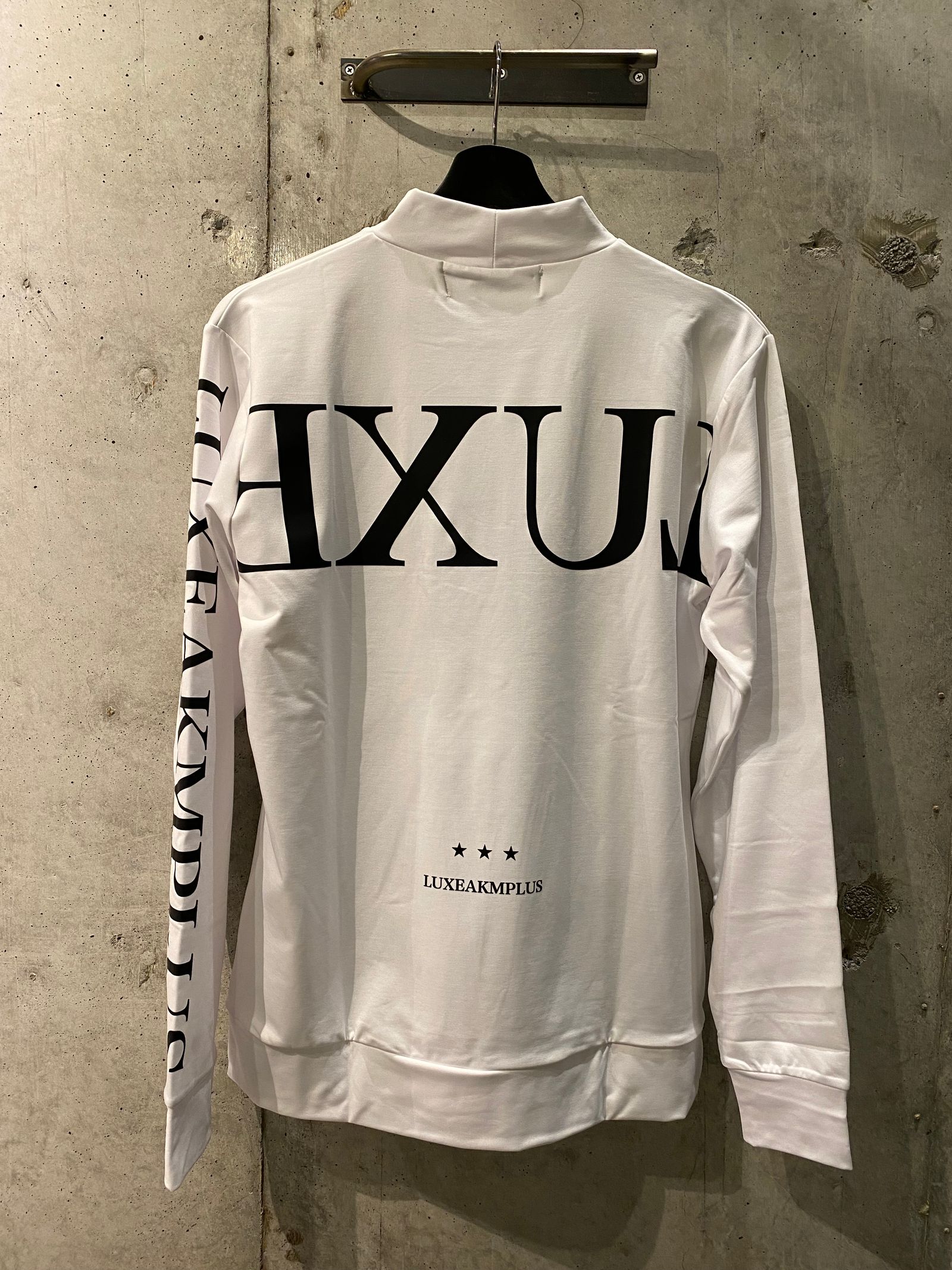 LOGO HIGH NECK/ WHITE