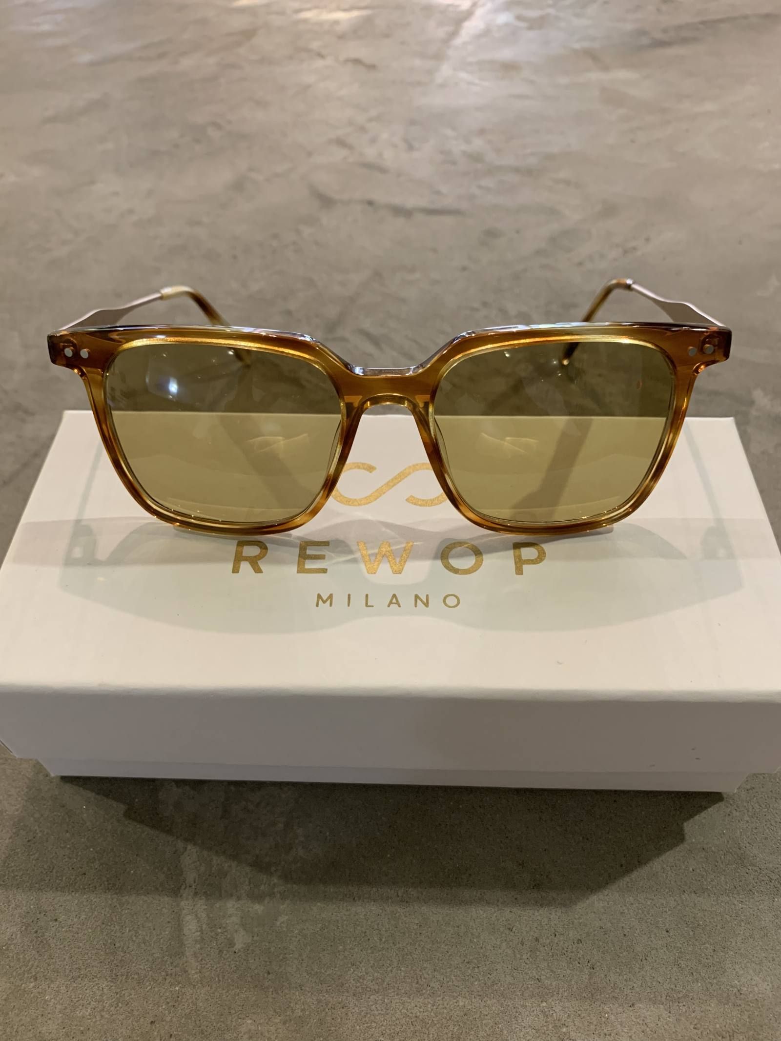 LIPARI Caramel Havana-Olive Green