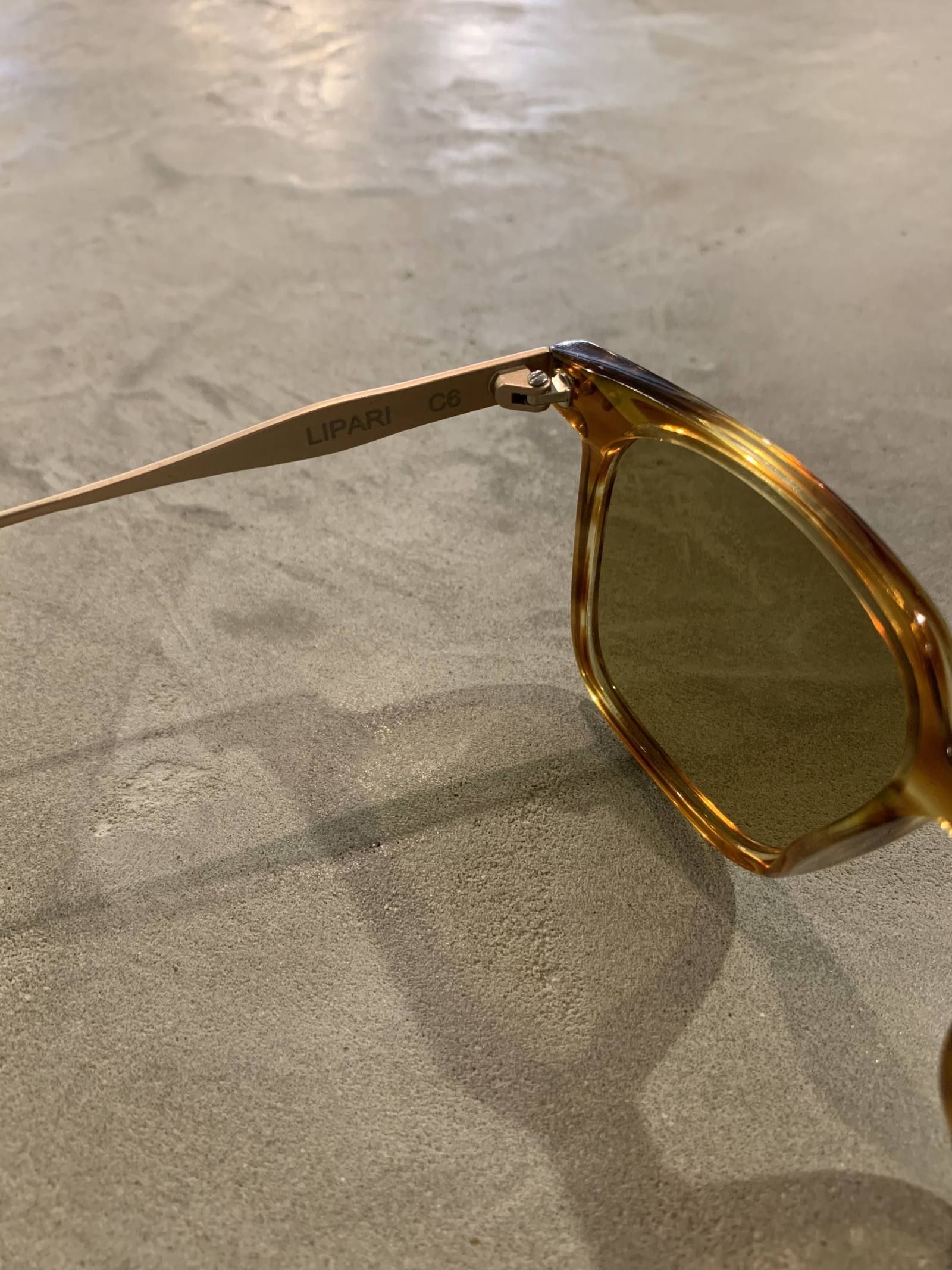 LIPARI Caramel Havana-Olive Green