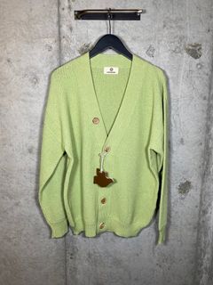 KNIT CARDIGAN/MSEA24S9073/GREEN