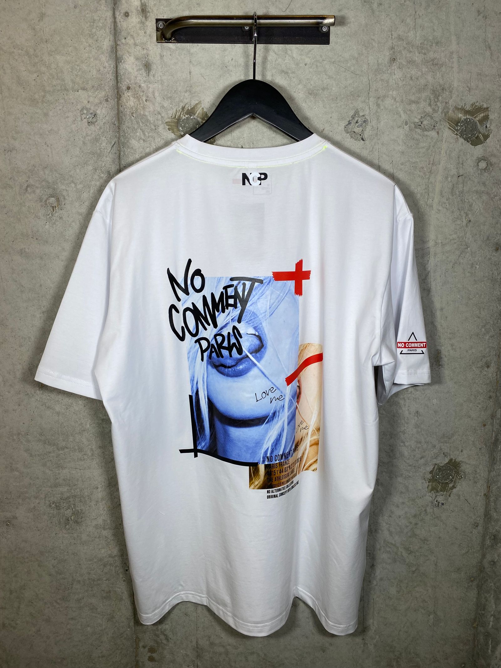 NCP - TM0028 バックフォトPT半袖クルーネックT/WHITE