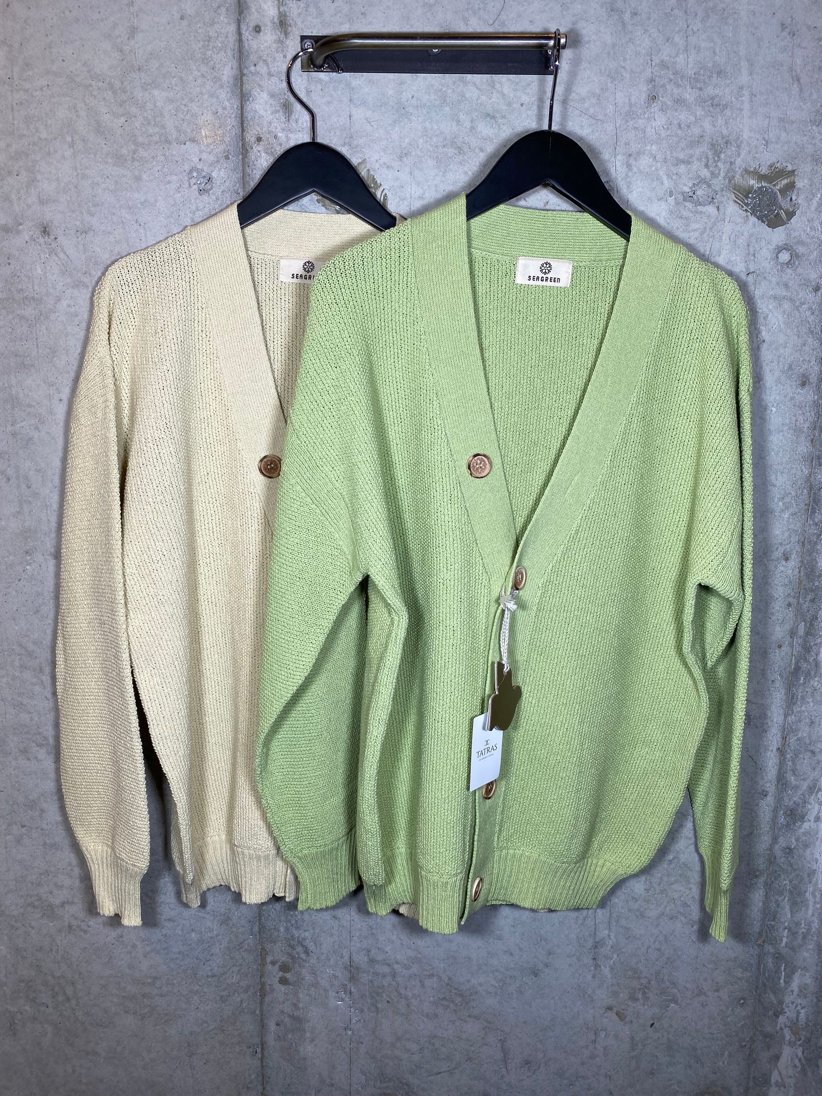 KNIT CARDIGAN/MSEA24S9073/GREEN