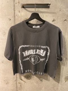 ショート丈TEE/gray