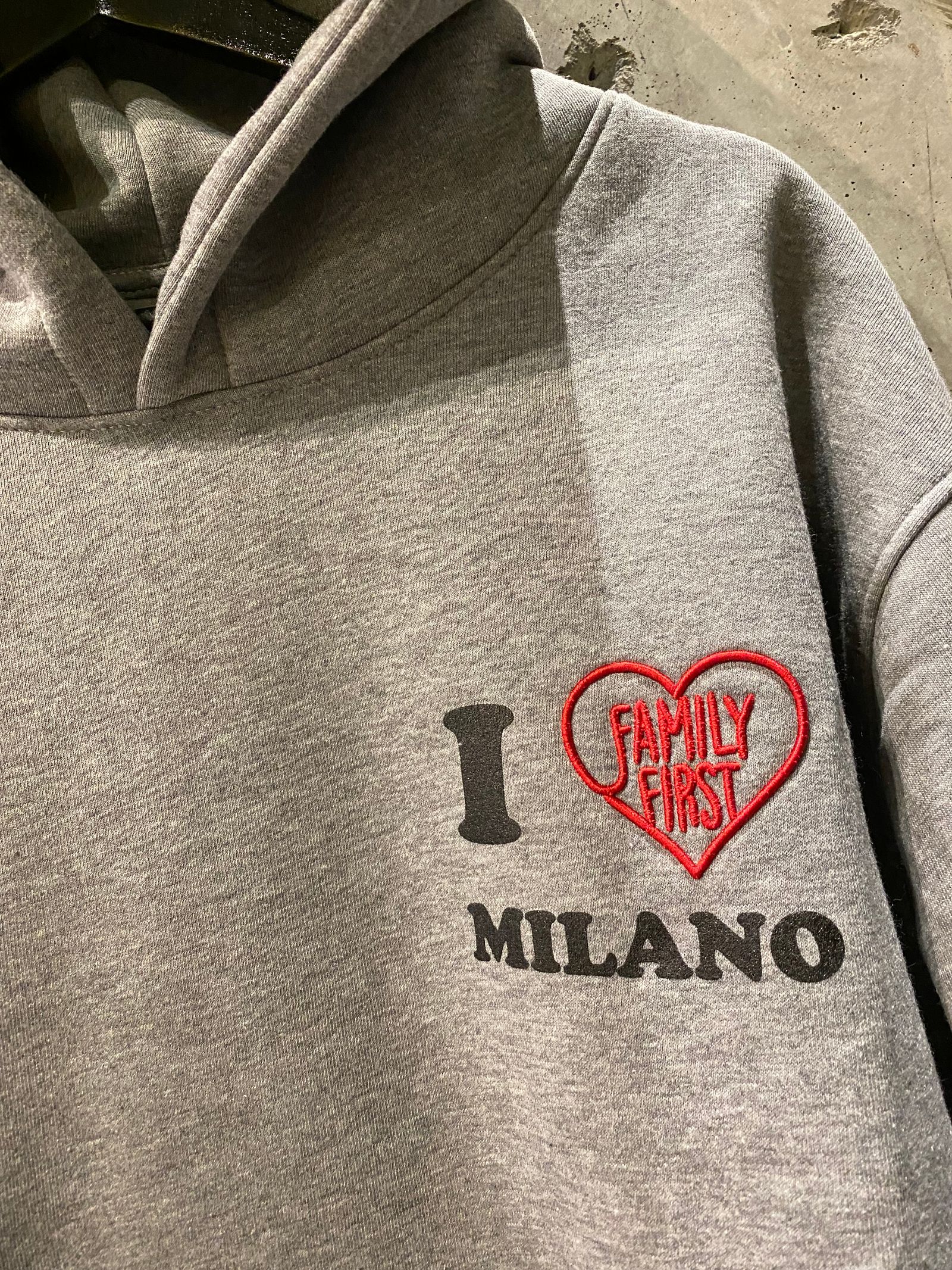 I Love Milano foodie / gray